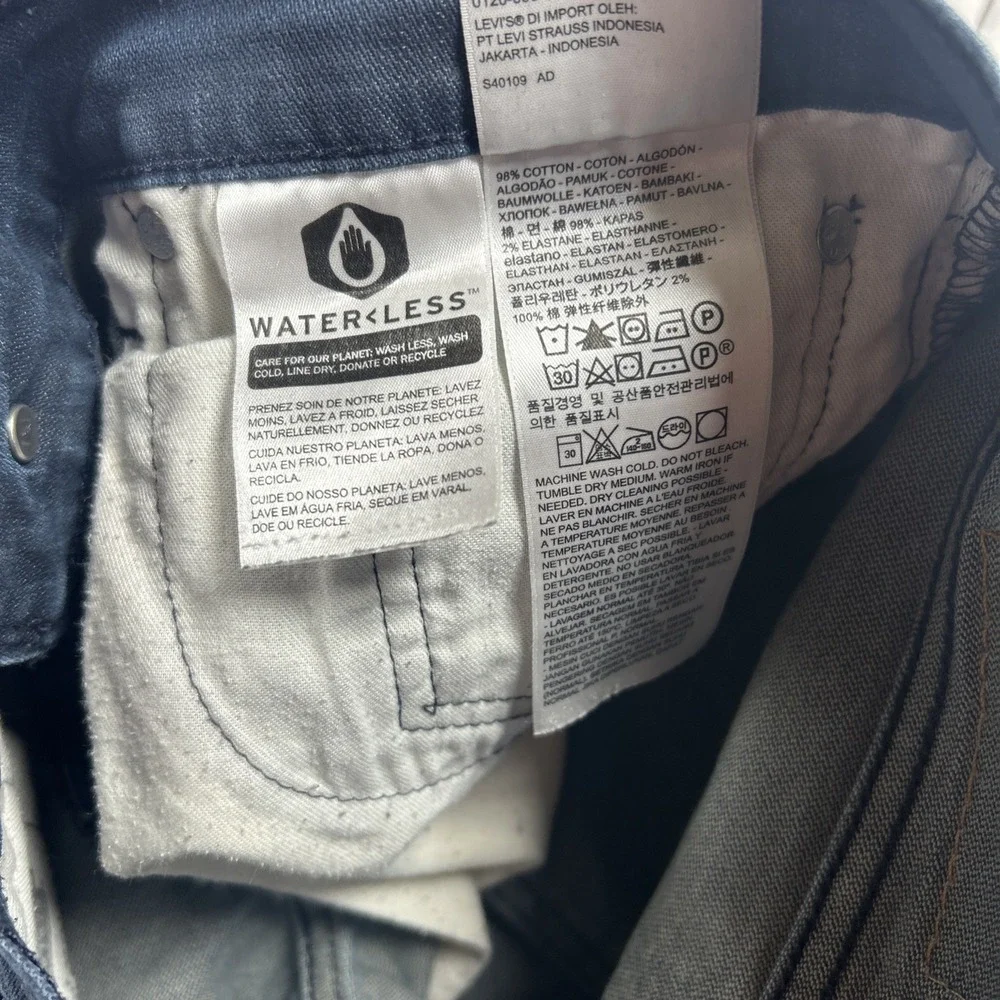 Levi's 511 Slim Fit Modern Skinny Stretch Jeans Dark Indigo 32x30